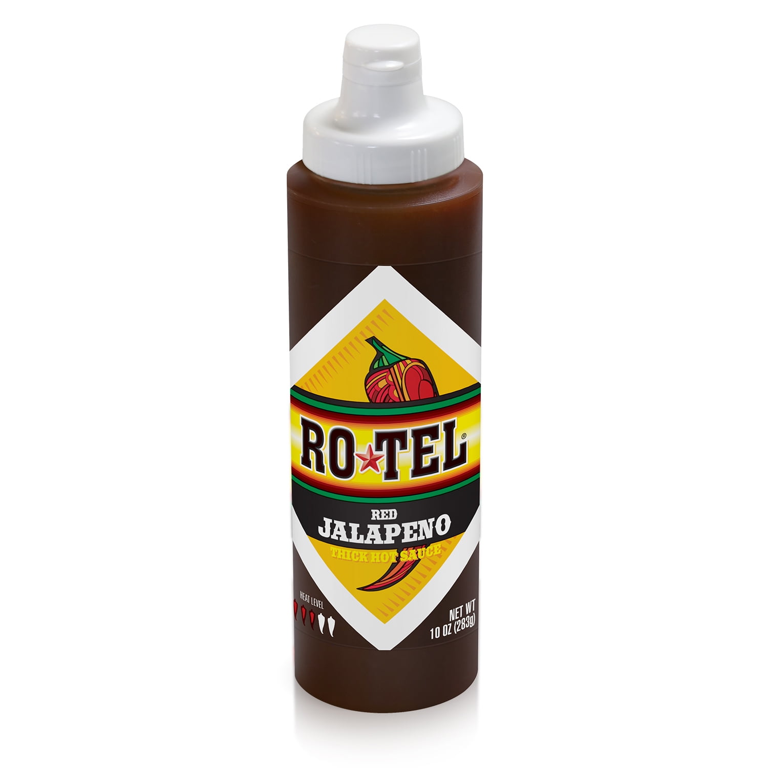 Rotel Red Jalapeno Thick Hot Sauce Squeeze Bottle, 10 oz.