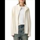thumbnail image 2 of Chaqueta de Punto para Mujer, Estilo Clásico, Informal, con Cuello Alto, Cremallera y , de Color Liso. Talla Única, 2 of 10