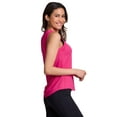 thumbnail image 5 of RBX Active Women's Textured Jacquard Mesh Crewneck Workout Tank Top, 5 of 5