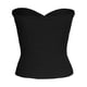 thumbnail image 4 of Top de Tubo para Mujer Top Elegante con Nudo Torcido en la Parte Delantera Tops de Punto sin Tirantes Top Corto Informal sin Mangas con Espalda Descubierta Camiseta sin Mangas ANGGREK  Otros, 4 of 8