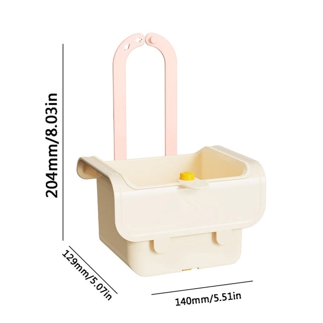 Fruit Basket for Kitchen,Hanging Sink Basket Kitchen Separation - Food Filter Fruit Cleaning Basket