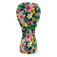 thumbnail image 2 of Yuyamidu Tropical Hibiscus Golf Head Cover for Golf Head Club Palm Leaves Golf Club Head Cover for Driver/Fairway/Hybird Club Protection, PU Leather, 2 of 7