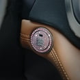 thumbnail image 5 of Bling Pink Diamond Car Engine Ignition Start Button Decor Ring Crystal Sticker, 5 of 10