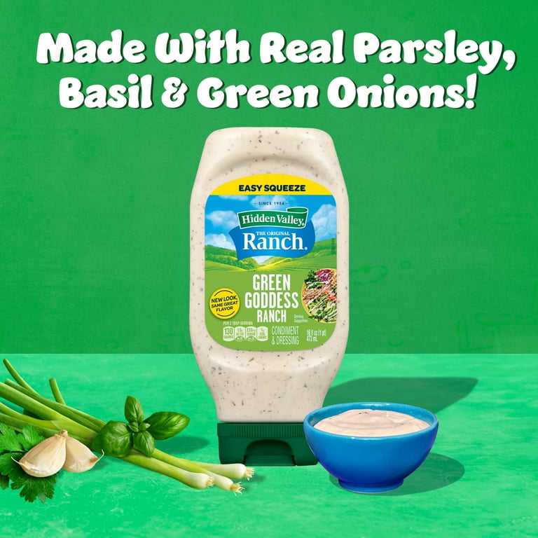 Hidden Valley Green Goddess Ranch Topping and Dressing - 16 fl oz Hidden Valley Green Goddess Ranch Topping and Dressing - 16 fl oz