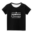 thumbnail image 2 of TAGOLD Toddler Girls Boys Summer Blouses Tops,Toddler Kids Boys Girls Fashion Cute Round Neck Print Short Sleeve Top, 2 of 4