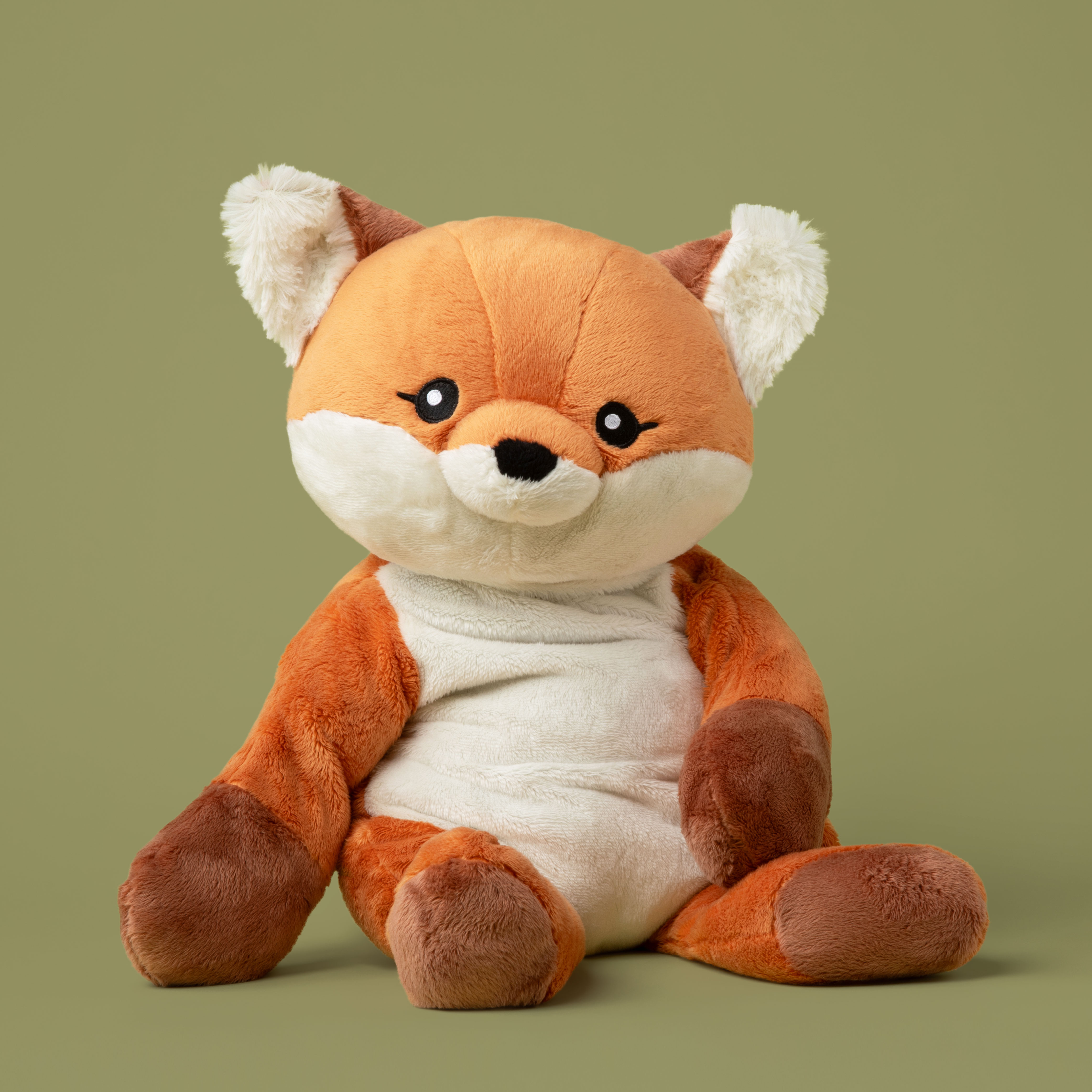 Hugimals Forrest the Fox 4.5lbs Weighted Self Care Stuffed Animal Stress and Anxiety Relief Plush for Adults and Kids