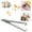 One size, variant on Stainless Steel Garlic Peeler, Garlic Skin Remover Garlic Tweezers Simple Fish Bone Tweezers Portable Garlic Peeling Clips Prevent Garlic Smell on Your Hands Tool for Cooking Kitchen