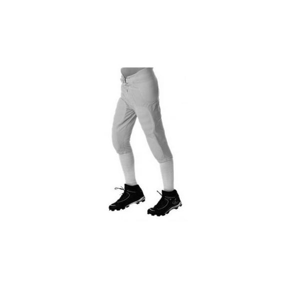 Alleson Athletic 687P Adult Solo Football Pant (Pads Not Included) - White