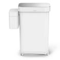 thumbnail image 5 of Simplehuman Bac à Compost de 4 Litres / 1,06 Gallon, Blanc, 5 of 5