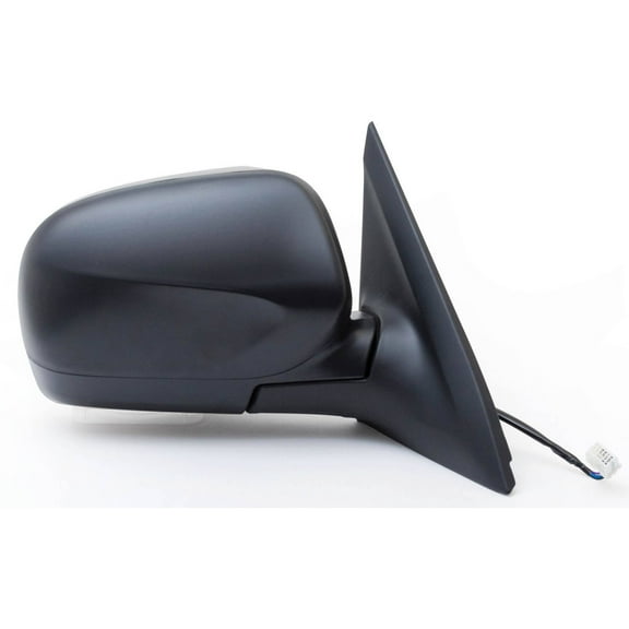 71515U - Fit System Passenger Side Mirror for 09-10 Subaru Forester, black, PTM cover, foldaway, Power