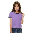 thumbnail image 6 of Ltctricy Girls Boys' T-Shirts Unisex Children Fashion Short Sleeve Crew Neck Casual Tees Loose Summer Tops 3-14 Years, 6 of 7