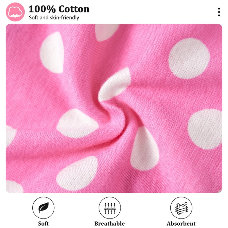 Synpos Little Girls' Cotton Panties, Baby Toddler Soft Underwear 6