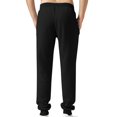 thumbnail image 3 of LMOIPLI Men's Tapered Running Pants Drawstring Lightweight Breathable Exercise Jogging Pants with Two Side Pockets Adjustable Waist for Outdoor Activities Wear Black XL, 3 of 7