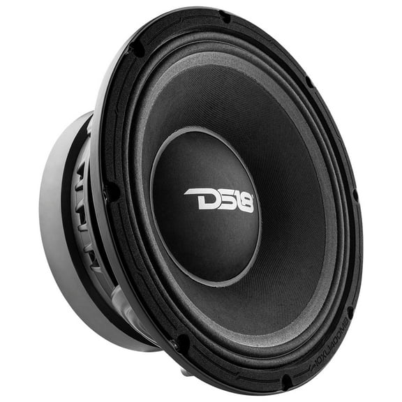 DS18 10XL1400MB-4 10" 1400 Watts Max 4-Ohm Car Audio Mid-Bass Loudspeaker