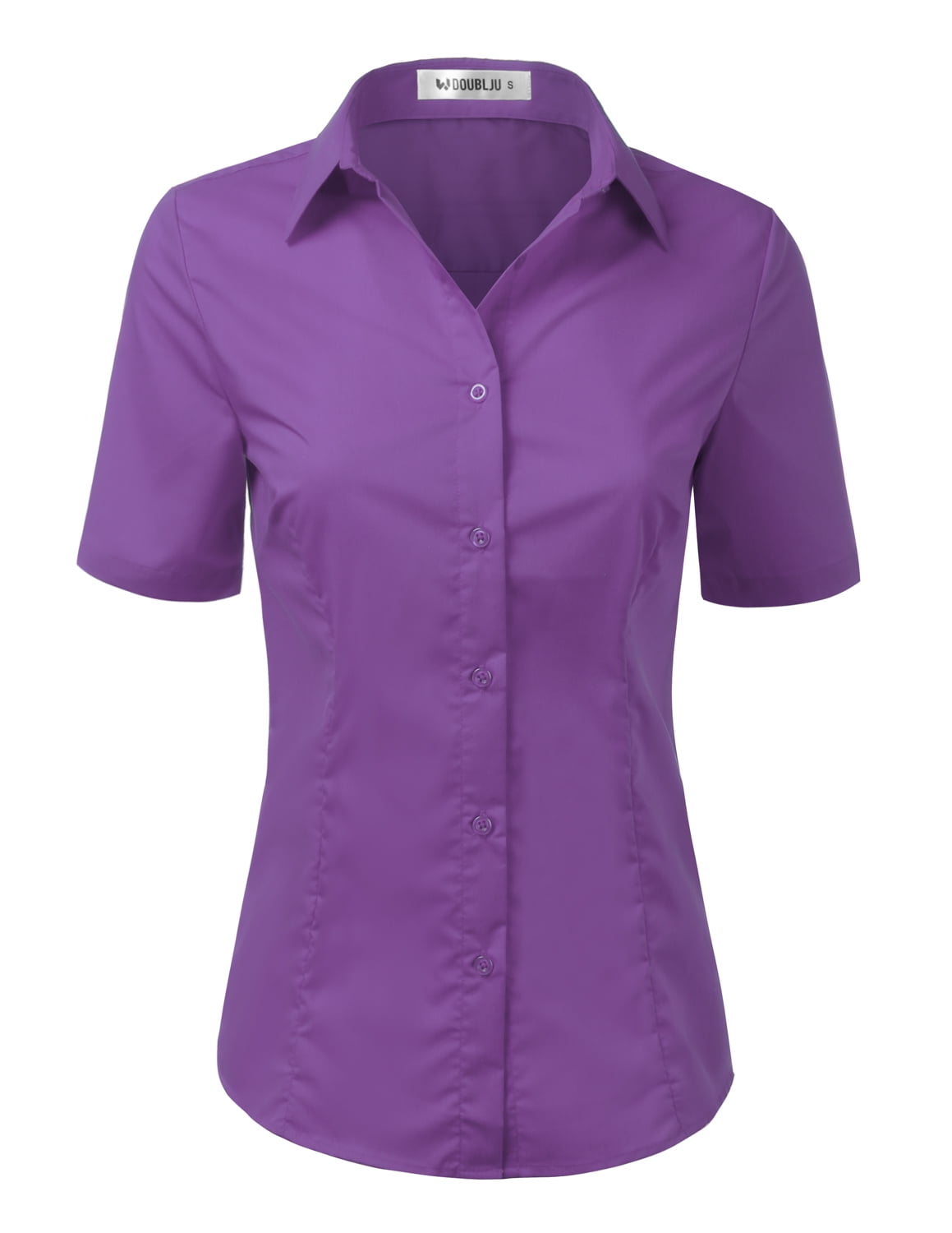 Purple button down dress Clearance