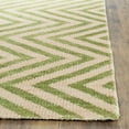 thumbnail image 3 of SAFAVIEH Stone Wash Lucetta Geometric Chevron Area Rug, Sage, 8' x 10', 3 of 4