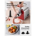 thumbnail image 4 of Picadora de carne KEENSTAR 450W de acero inoxidable con kit para salchichas, 4 of 7