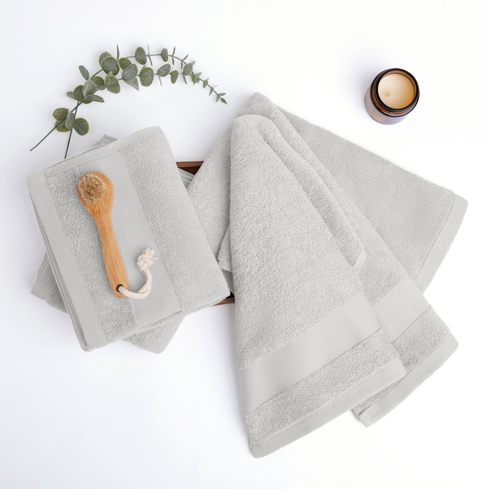 Noble Linens 4 pack Cotton Hand Towels