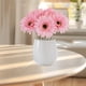thumbnail image 1 of Set de flores de seda de crisantemo artificial 6 piezas | Ramos decorativos realistas de 10,23 pulgadas | Blanco Naranja Azul Vino Verde Rosa Amarillo | Centro de mesa para bodas en la cocina en, 1 of 6