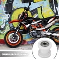 thumbnail image 2 of Unique Bargains 8mm Trou Rouleau Poulie Curseur Tendeur Guide de Roue pour Moto ATV, 2 of 7