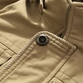 thumbnail image 5 of Chaleco holgado de terciopelo de talla grande para hombre, de otoño, de algodón puro al 95 % y con múltiples bolsillos para exteriores, con clip para caballos, 5 of 5
