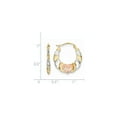 thumbnail image 3 of 14K Two-Tone Gold Earring Shrimp Creole Women'S 22 mm 21, 3 of 3
