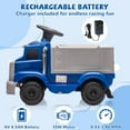 thumbnail image 3 of Roromall 6V Ride on Car for Toddlers, Electric Car w/Large Storage Space, 2 Headlights, 5 LED Lights, Music, Kids Car to Drive, 6V Rechargeable Battery & Charger, 3 of 7