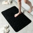 thumbnail image 2 of Memory Foam Bathroom Mat Pebble Carpets Super Soft Toilet Washable 40*60cm Absorbent Bathmats Bathroom Brand New, 2 of 6