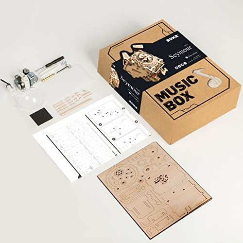 Details about   Laser-Cut Wooden 3D Puzzle DIY Model Kits Sci-Fi Music Box Toy Gift Seymour New 