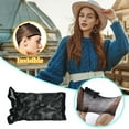 thumbnail image 1 of REK Wig Net Extended Hair Cover Black Color Wig Cap Breathable Wear False Head Cover With Hair Net Storage Headcover, 1 of 5