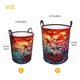 thumbnail image 5 of Cesta de almacenamiento grande Stranger Things, cesto para ropa sucia, baño, decoración del hogar, cesto de almacenamiento redondo plegable, cesto para ropa para niños y niñas, cajas, ropa S, 5 of 8