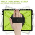 thumbnail image 3 of Dteck Surface Pro 8 Case 13 inch 2021, Rugged Case for Surface Pro 8 with Kickstand and Hand Strap Heavy Duty Shockproof, Compatible with Type Cover Keyboard,Green, 3 of 9
