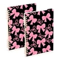thumbnail image 5 of joogoo A5 Spiral Journal Notebook Pink Bows College Ruled Notebooks 8.3" x 5.7" 1 PC, 5 of 8