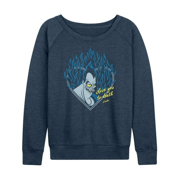 Disney Villains - Love You To Death - Women's Lightweight French Terry Long Sleeve Shirt