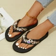 thumbnail image 2 of Amzcrzy Zapatos de mujer,Zapatos de mujer,Zapatillas de mujer, Sandalias de verano para mujer, zapatos de punta plana, chanclas para usar fuera de la playa, zapatillas para mujer Sandalias Mujer Zapa, 2 of 6
