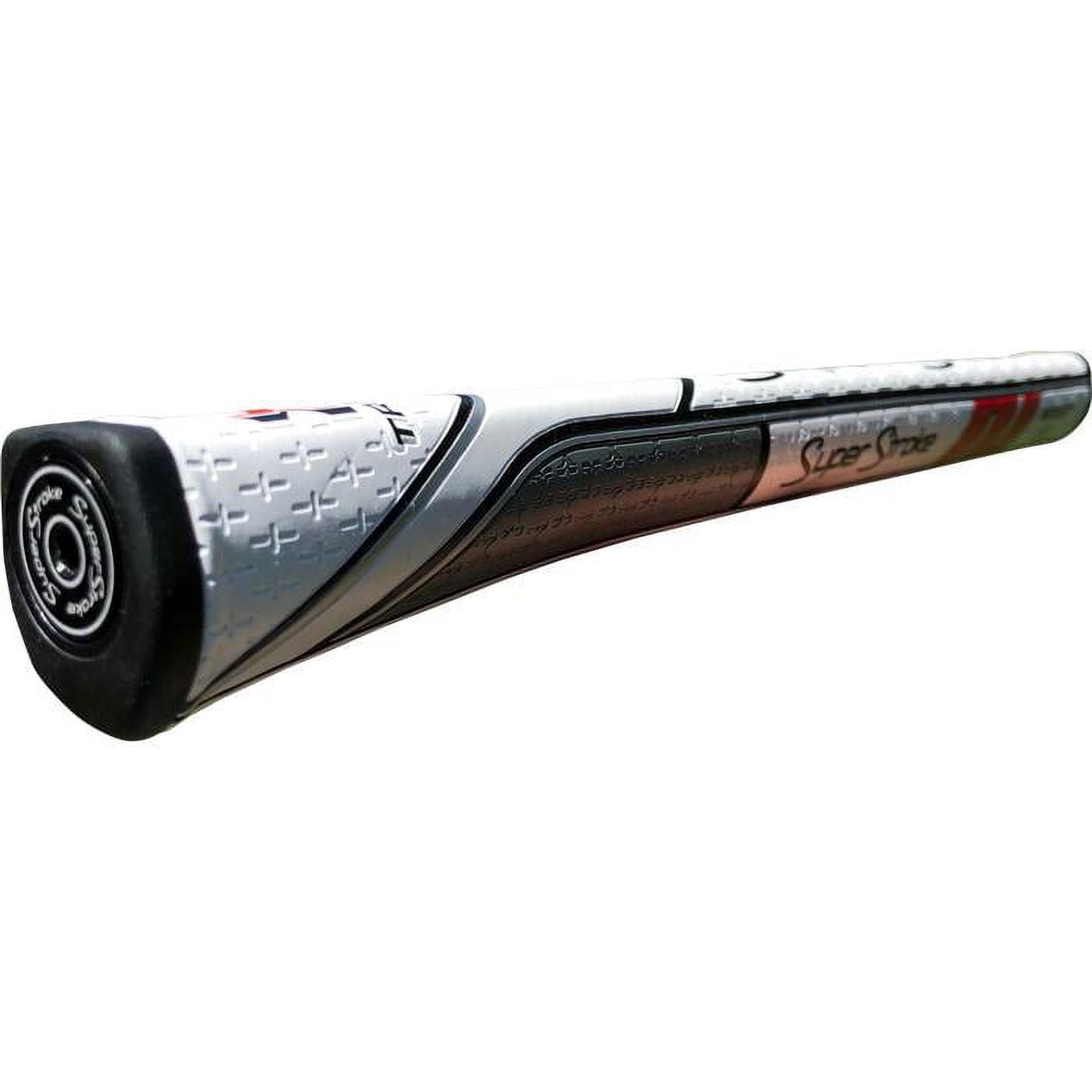 (071130) SuperStroke Traxion Pistol GT Tour Golf Putter Grip, Red/White/Blue Pistol GT Tour