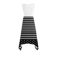 thumbnail image 4 of Ladies Summer Tops Impreso sin Mangas Cuello Redondo Vestido Casual para el Uso Diario Y Casual, 4 of 5