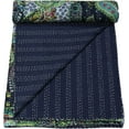thumbnail image 4 of ColorFull House Paisley Print Traditional Designs cotton kantha quilt Size ( Twin - 60" x 90" ), 4 of 5