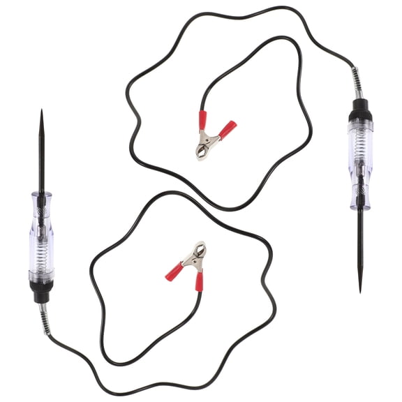 LEORX 2Pcs Portable Transparent Electrical Tester Pen for Car Circuit Repair