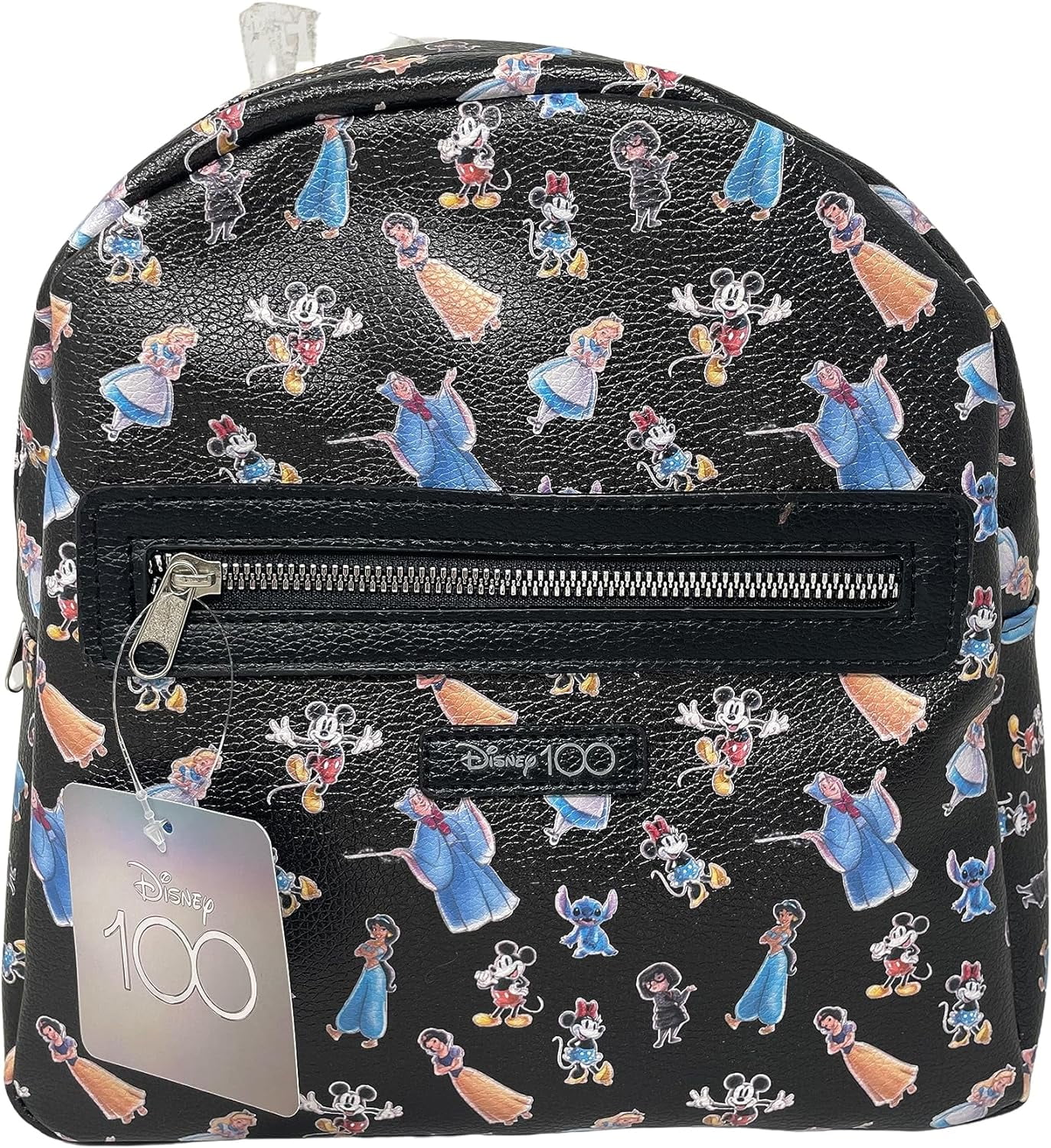 Disney Villains Mini Backpack with Allover Print & Molded 