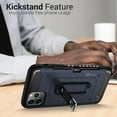 thumbnail image 4 of CoverON Apple iPhone 11 Pro Case with Kickstand and Credit Card Holder Slot - Zipp Series - Heavy Duty Hybrid Phone Cover, 4 of 8