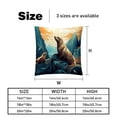 thumbnail image 5 of Sea Lion Stylish Velvet Throw Pillow Covers Inserts Set of 2 for Bed & Chair - Unique Patterns, 16x16, 18x18, & 20x20 Inches for Any Occasion!, 5 of 6