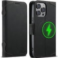 thumbnail image 1 of Magnetic Leather Wallet Case With Card Slots For Iphone 15 Series,iPhone 12, 1 of 5