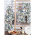 thumbnail image 2 of Blue Pink Spring Floral Kitchen Dish Towels for Drying Dishes Set of 2, Vintage Summer Botanical Waffle Weave Microfiber Hand Tea Bathroom Towels Quick Dry & Absorbent Towel 15.7x23.6, 2 of 7