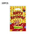 thumbnail image 3 of 10/20 piezas de bolsas de regalo impresas, bolsas de plástico para embalaje con temática de cumpleaños, dulces coloridos, suministros para fiestas de cumpleaños de niños, 3 of 5