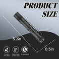 thumbnail image 5 of HIBIBUD Clip on Flashlight, Pocket Light, Small LED Pen Light, Black, 5.2", 5 of 7