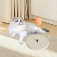 thumbnail image 5 of Tvtnvo Interactive Pet Tree Toy Self Entertaining Climbing Frame with Ball Scratcher and Petnip Compatible Massage Pad Sturdy Wood for Indoor Play and Exercise Blue 7.9in, 5 of 5