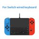 thumbnail image 3 of Teclado De Juego Con Cable Teclado De Manija De Comunicación Con Joysticks Para N-Switch Joy-Con Noticed EL007983-00, 3 of 6