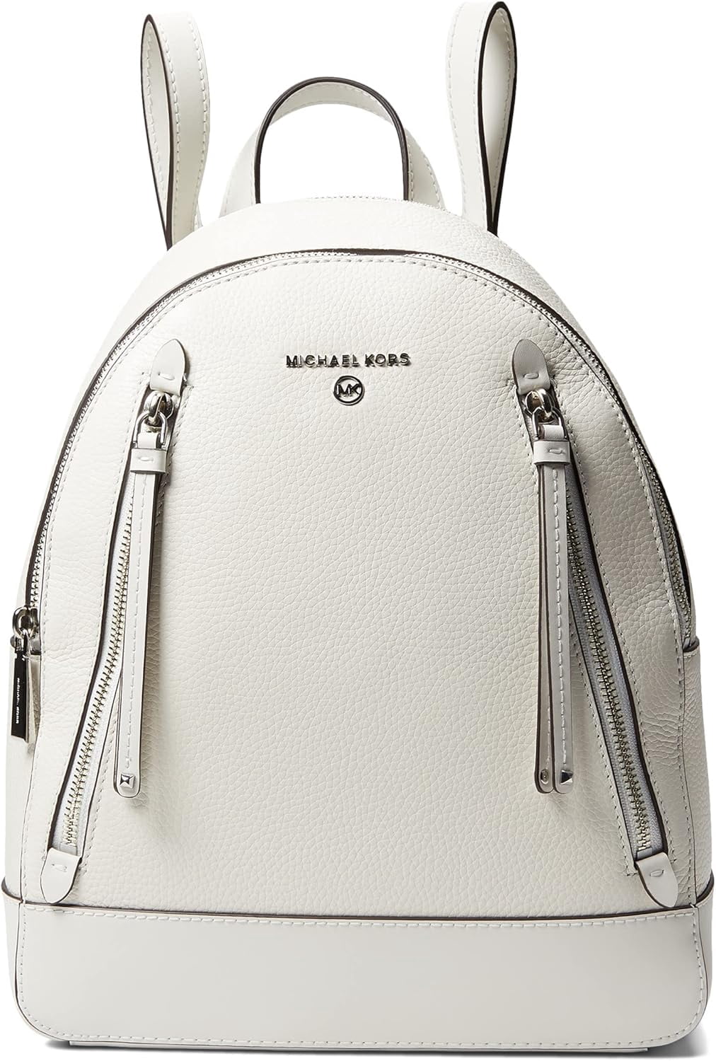Michael Michael Kors Brooklyn Mini Leather Backpack White (Pre-owned) Brooklyn Extra-Small Logo Backpack | Michael Kors [US] main image 2