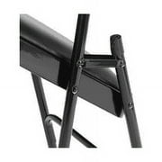 NPS 1300 Series 29.5 Premium Vinyl Folding Chair in Black (Set of 4)
